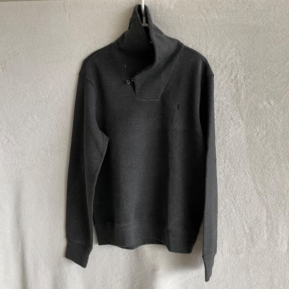 Polo by Ralph Lauren Luxury Jersey Shawl-Collar 2-Button Pullover. - Picture 2 of 9